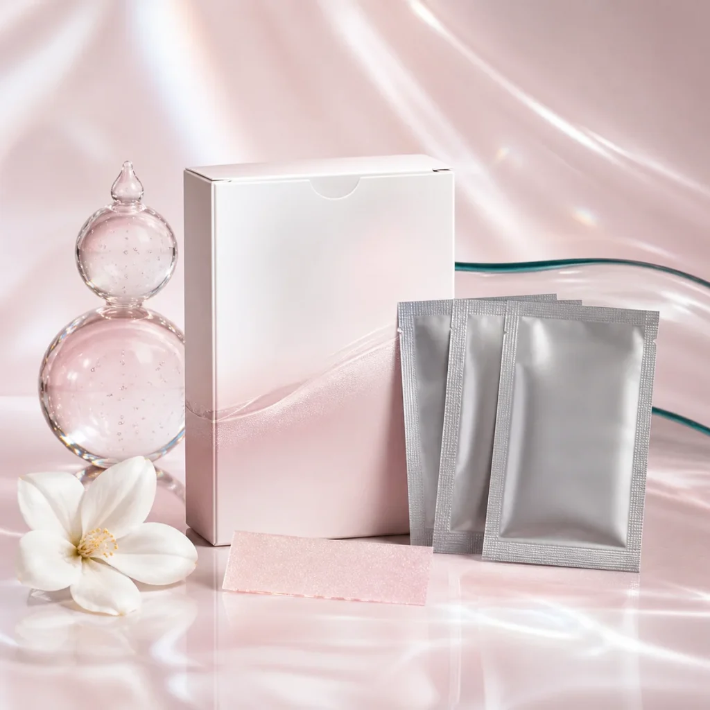 Oral Beauty & Antioxidant Strips oral dissolving strips product concept