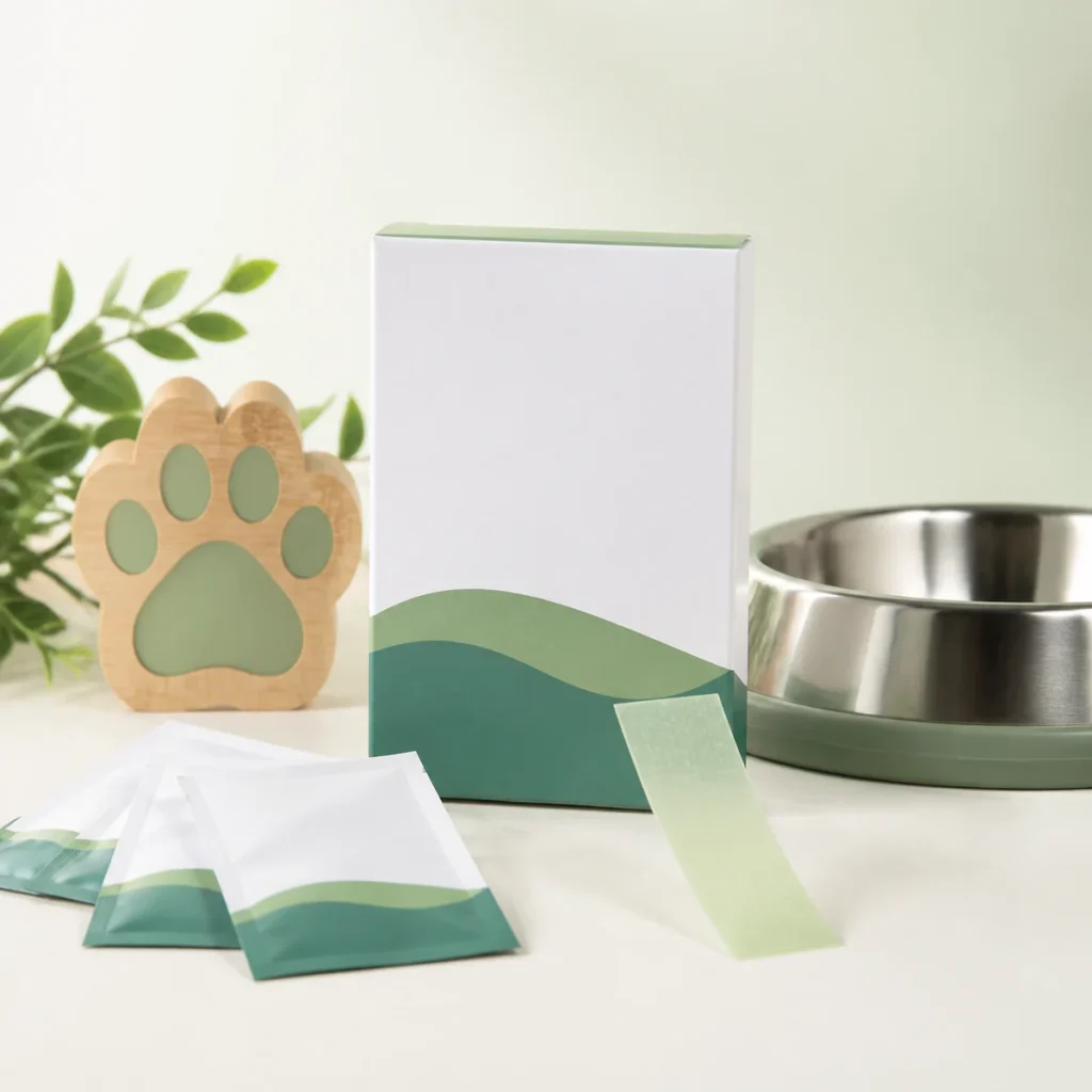 Pet Oral Strips oral dissolving strips product concept