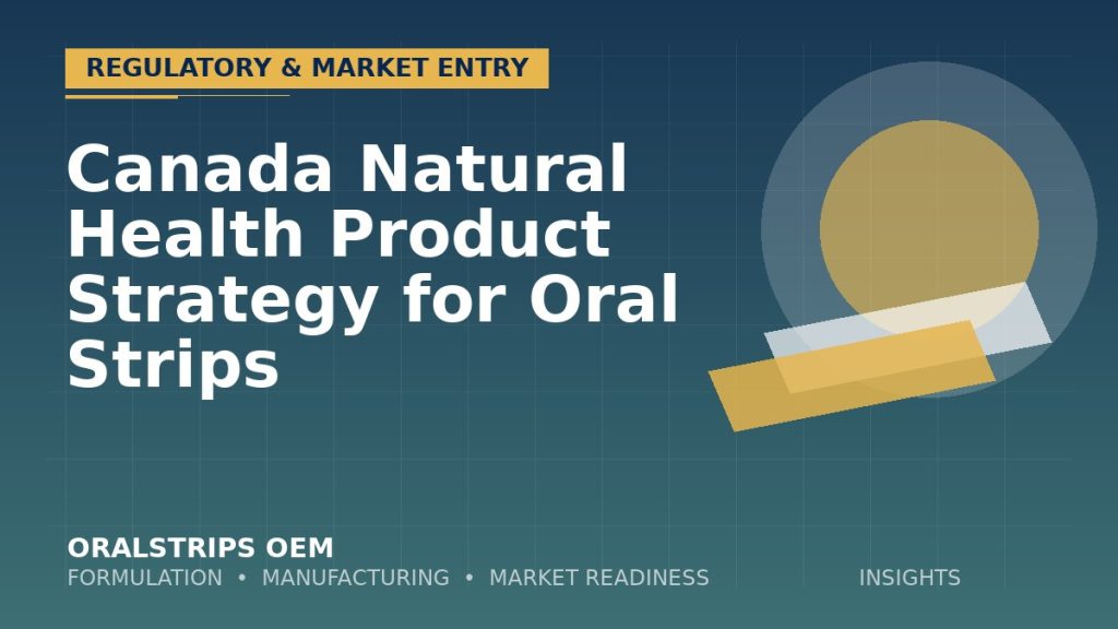 Canada Natural Health Product Strategy for Oral Strips — OralStrips OEM technical insight
