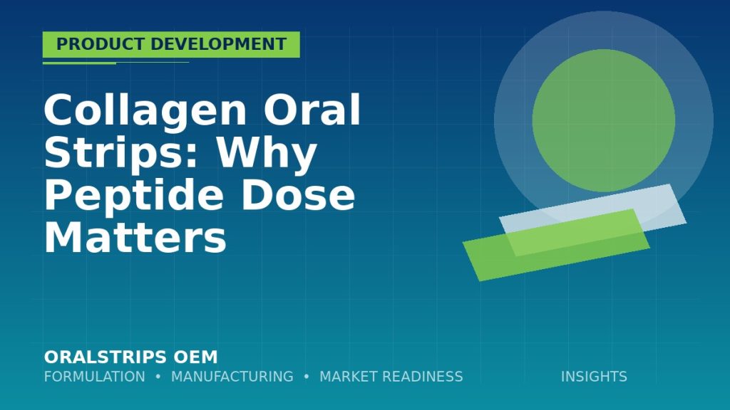 Collagen Oral Strips: Why Peptide Dose Matters — OralStrips OEM technical insight