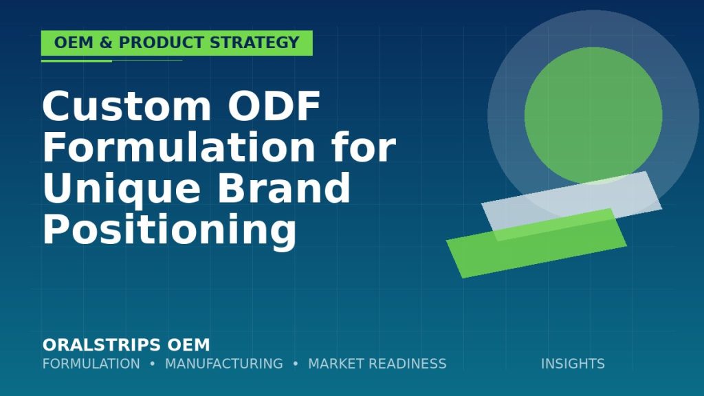 Custom ODF Formulation for Unique Brand Positioning — OralStrips OEM technical insight