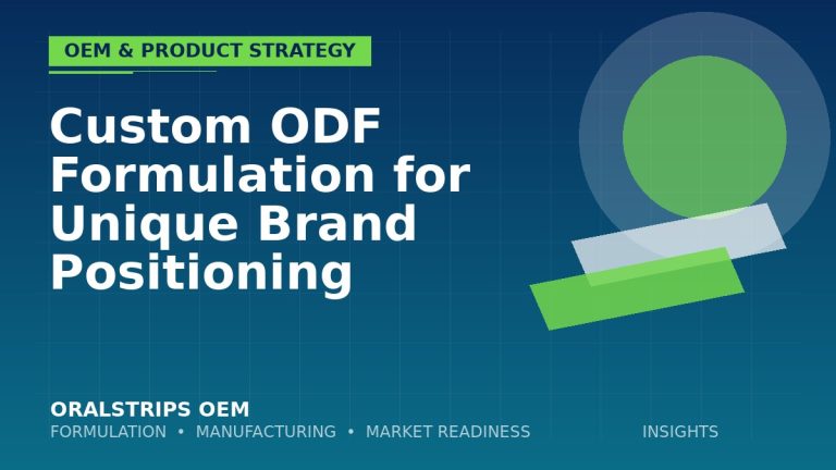 Custom ODF Formulation for Unique Brand Positioning — OralStrips OEM technical insight