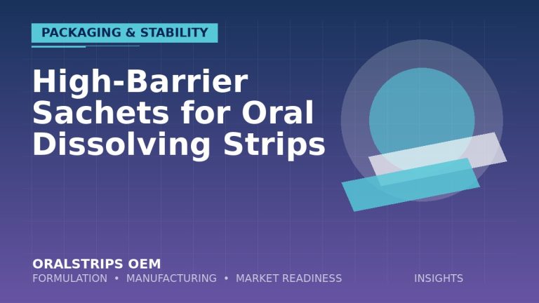 High-Barrier Sachets for Oral Dissolving Strips — OralStrips OEM technical insight