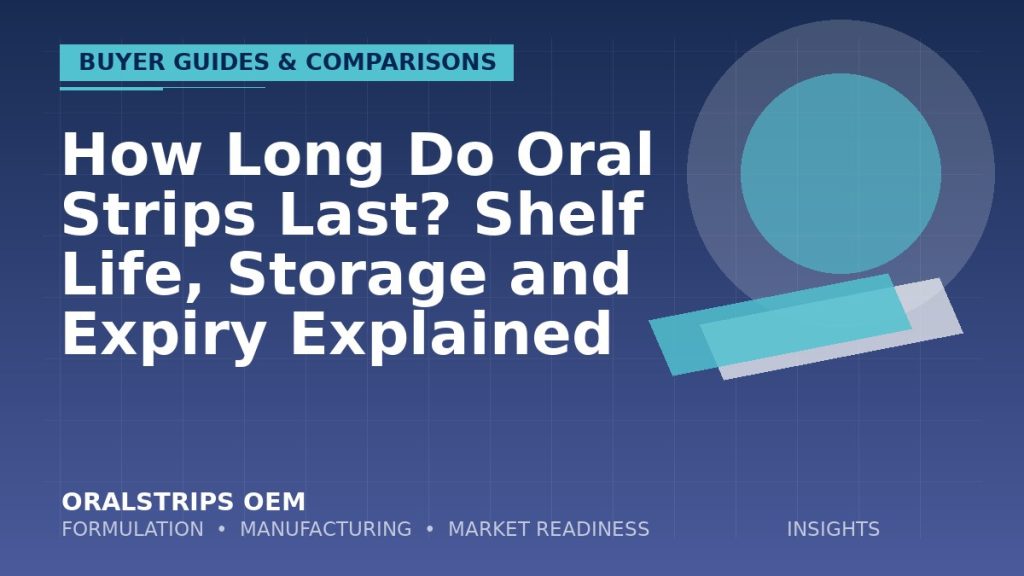 How Long Do Oral Strips Last? Shelf Life, Storage and Expiry Explained — OralStrips OEM technical insight
