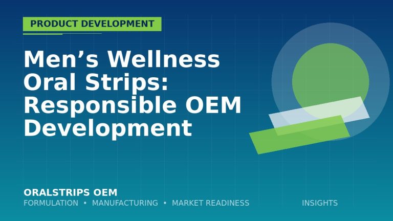 Men’s Wellness Oral Strips: Responsible OEM Development — OralStrips OEM technical insight