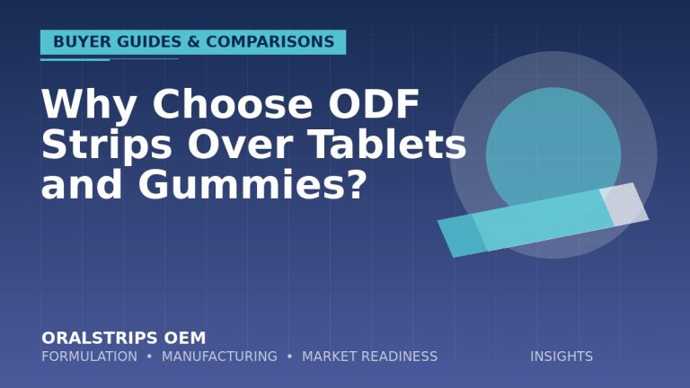 Why Choose ODF Strips Over Tablets and Gummies? — OralStrips OEM technical insight