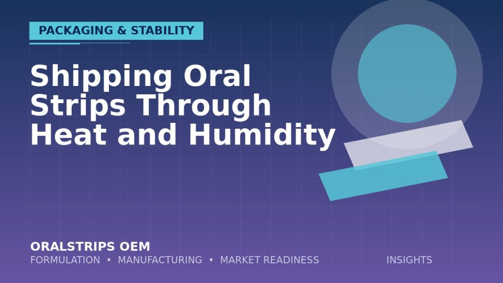Shipping Oral Strips Through Heat and Humidity — OralStrips OEM technical insight