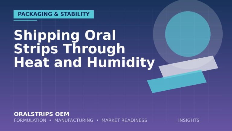 Shipping Oral Strips Through Heat and Humidity — OralStrips OEM technical insight