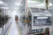 Automated high-speed line — photograph from the supplied company brochure