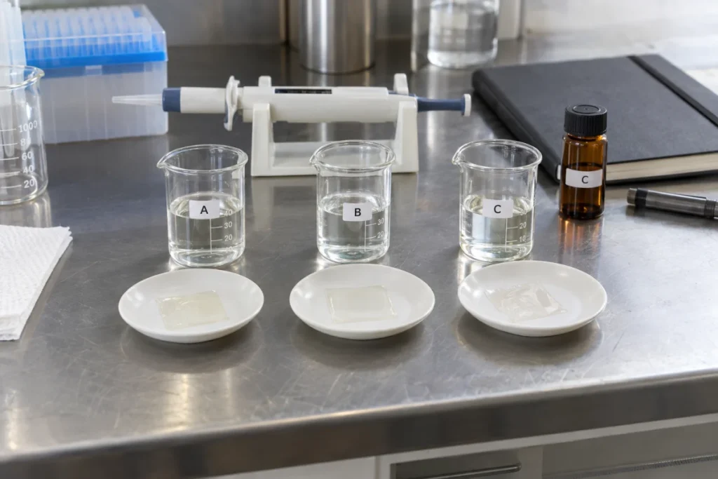 Illustrative taste-masking formulation samples and oral films